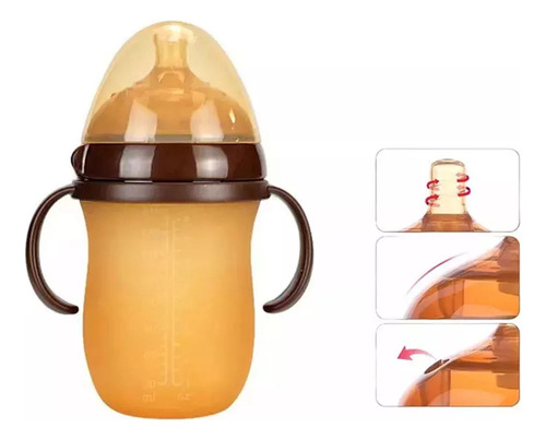 A Bebê Alimentando O Peito Recém-nascido D Da Garrafa 240ml