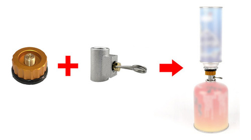 Qa 2 Conector Adaptador De Recarga De Gas, Recipiente De