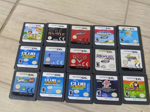 Jogos originais para Nintendo DS e 3DS americanos e Japoneses (LOTE A) -  Escorrega o Preço