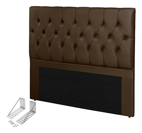 Cabeceira Estofada Box De Casal 140cm Com Kit Fixação Promo
