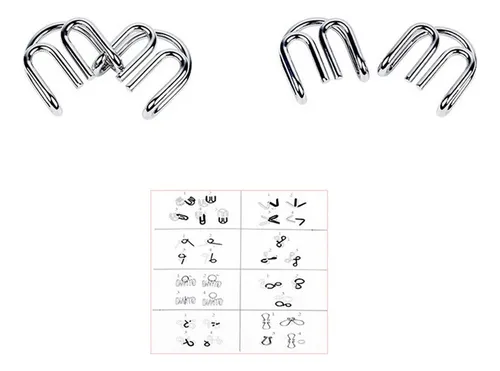Para 16 Piezas Iq Test Mental Juego Juguetes Iq Juguetes
