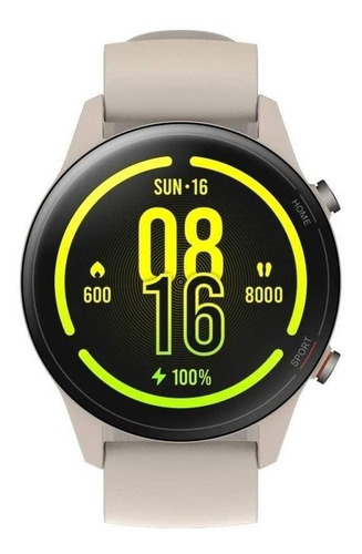 Imagen 2 de 3 de Xiaomi Mi Watch 1.39" caja de polímero reforzado con fibra de vidrio beige malla beige de tpu XMWTCL02
