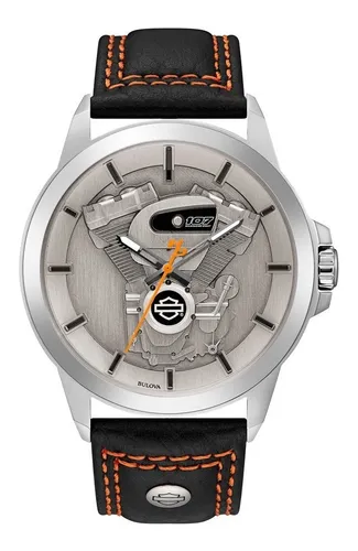 Reloj Harley Davidson By Bulova Big Twin 76a161