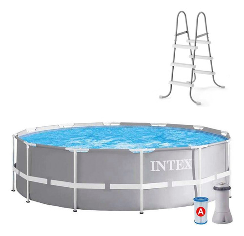 Piscina Intex Estructural 6500 L + Escalera Intex