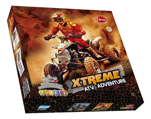 Puzzle Xtreme Atv 25 Piezas Ink Drop Cuatriciclo