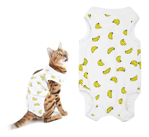 Traje Ropa Para Gatos Post Operatorio Talla L / Alba Hogar