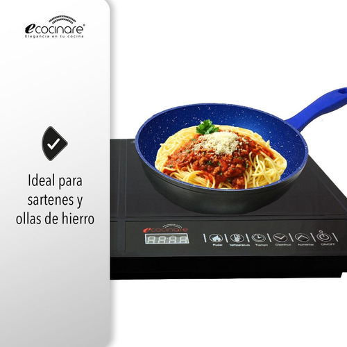 Parrilla eléctrica Ecocinare Cook-03 negra 110V