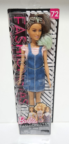 Barbie Fashionistas 72 Mecha Verde Ano 2017 Tall