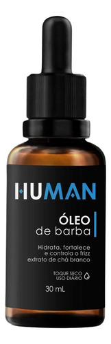 Óleo Hidratante Para Barba Ressecada Perfuma Human 30ml