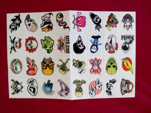 Imagem 1 de 1 de Tatuagem Temp Mod 88 - Caveiras