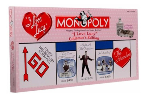 I Love Lucy 50th Anniversary Collectors Edition Monopoly Jue