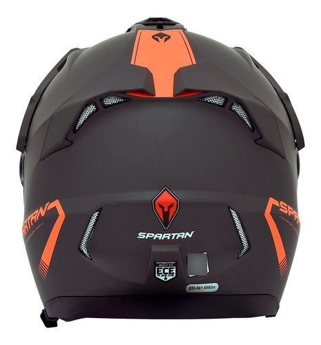 Imagen 6 de 7 de Casco Spartan Wolf Ds Solid