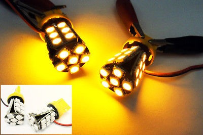 2 Piezas De 7440 7443 992 Bombilla De Luz Ámbar 24 Smd Led F