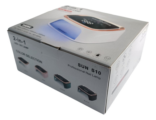 Lámpara Secadora Prof. Para Uñas Uv/led Sun S10 Alambrica Color Blanco
