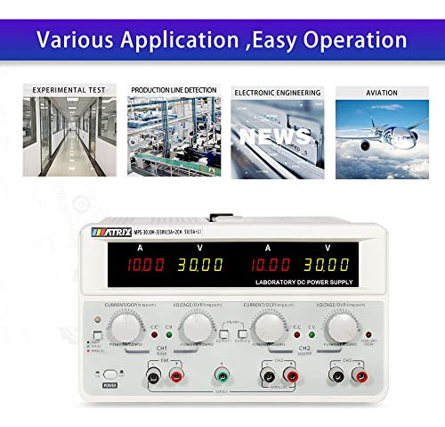 Fuente De Alimentación Dc Variable 30v 10a - Pantalla De 4