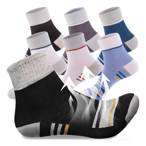 Calcetines Deportivos De Algodón Grueso Y Transpirables Para