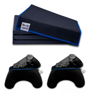 Kit Premium 1 Funda Para Consola Ps4 (playstation 4 / Play4) + 2 Fundas Para Joystick