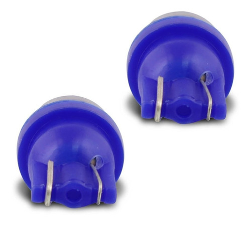 Imagem 2 de 3 de Lampada Led Pingo Lanterna E Painel T10 Azul Super Brilhante