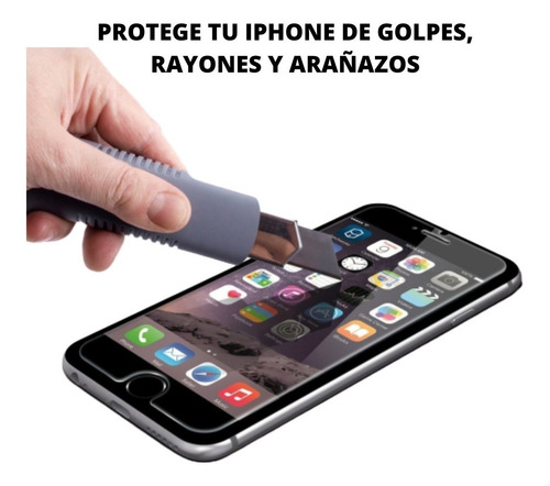 Imagen 3 de 5 de Mica De Cristal Templado 9d Para iPhone