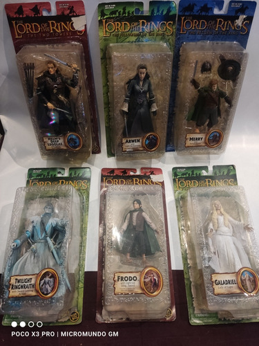 Colección De Figuras De The Lord Of The Rings ......toy Biz 