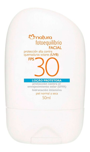 Locion Protectora Solar Facial Fotoeq Fps30 - Natura®