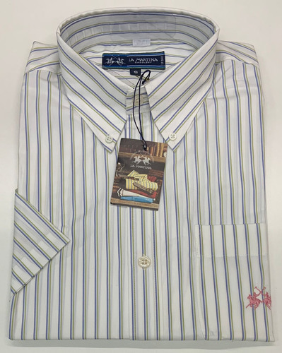 Camisa La Martina Hombre Manga Corta Rayadas