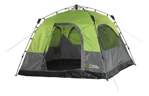 Carpa Instant Tent 4p Con Cobertor Color Verde