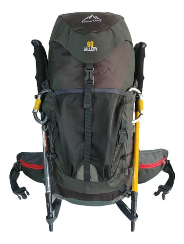 Mochila Hombre Mujer Campera Impermeable Selva 60 Litros Tnf
