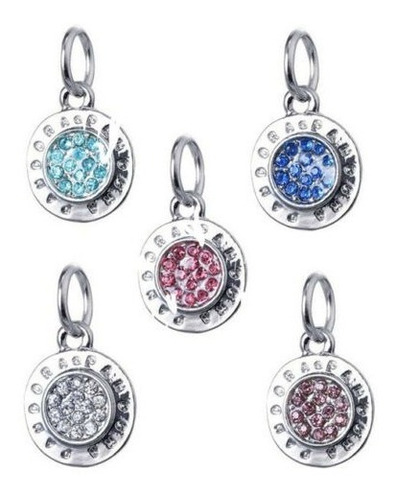 Charm Estilo Pandora  Cristal 5 Variedades