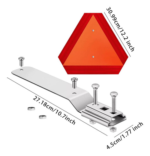 Letrero Triangular Para VehĂculos De Movimiento Lento,