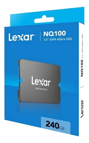 Disco Ssd Lexar Nq100 240gb Sata 2.5 Pc - Notebook - Mac