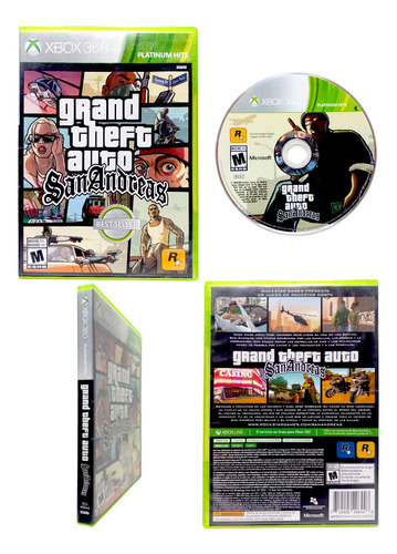  Grand Theft Auto San Andreas Xbox 360 (Reacondicionado)