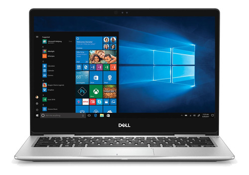 Ultrabook  Dell Inspiron 7370 plata 13.3", Intel Core i7 8550U  8GB de RAM 256GB SSD, Intel UHD Graphics 620 60 Hz 1920x1080px Windows 10 Home