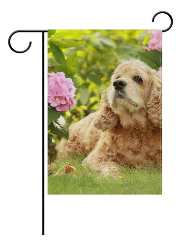 My Daily English Cocker Spaniel Dog Flower Decorative Double