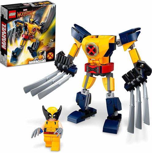 Lego® Marvel Armadura Robótica De Wolverine 141 Piezas 76202