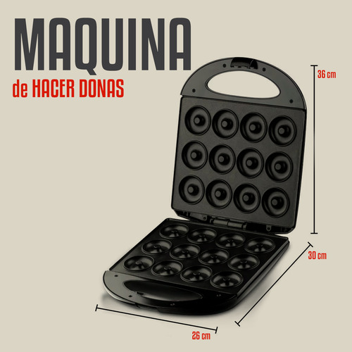 Donera Eléctrica 12 Donas Caseras Fáciles Y Esponjosas En Stock