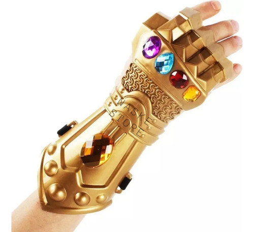 Guante Thanos Avengers Guantelete Dorado Gema Superheroe