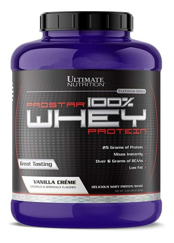 Imagen 1 de 2 de Prostar Proteína 100% Whey 5 Lb - 80 Servicios
