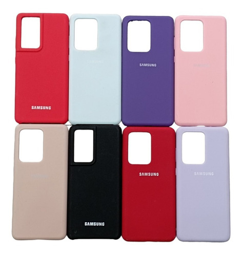 Forro Silicone Case  Unicolor Samsung S20 Ultra
