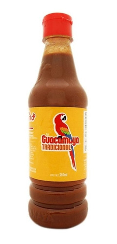 Salsa Picante La Guacamaya Tradicional 365 Ml 12 Pzas