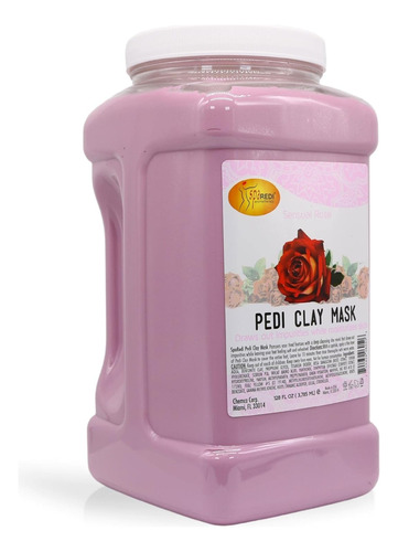 Spa Redi - Máscara De Arcilla, Rosa Sensual, 128 Oz - Pedicu