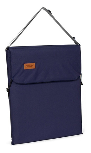 Imagen 3 de 9 de Reposera Plegable Diseño Azul Marino Chilly