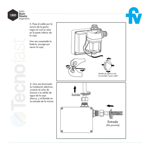 Griferia Fv Tronic Automatico Electronico 0363.04p