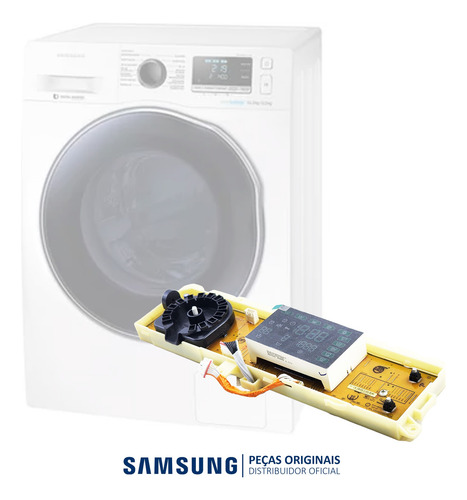 Placa Display Lava E Seca Samsung Wd10j6410 Wd90j6410 Wd11j