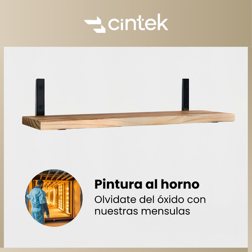 Soporte Para Estante Repisa Madera Soporte X4 20 Cm