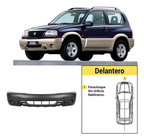 Parachoque Delantero Suzuki Grand Vitara 2002-2006