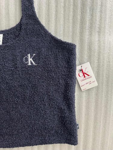 Calvin Klein One Ropa De Dormir, Top De Tirantes Afelpado
