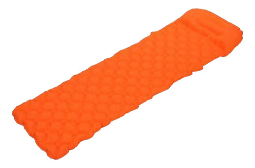 Almohadilla Para Dormir Para Acampar Con Almohada, Naranja