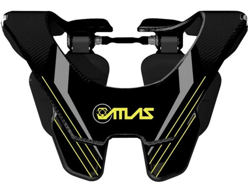 Cuello Protector Cervical Atlas Carbono Motocross Racing Parts 