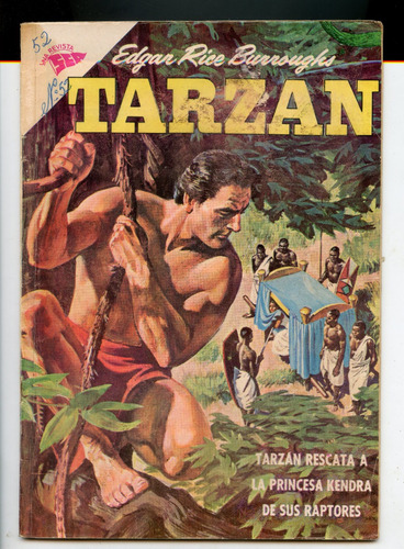 Tarzán #117, Editorial Novaro, 1961. Edgar Rice Burroughs